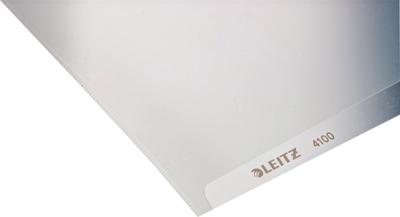 Leitz L-map ft A4, uit harde PVC, pak van 100 stuks Leitz L-map ft A4, uit harde PVC, pak van 100 stuks