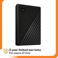 WD My Passport 4 TB Externe harde schijf (2,5 inch) USB-A 3.2 Gen 1 Zwart WDBPKJ0040BBK-WESN - thumbnail
