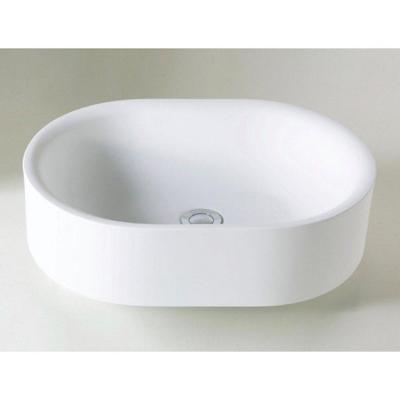 Waskom Opbouw Crosstone Solid Surface 51x36x13 cm Mat Wit Aqua Splash Waskom Opbouw Crosstone Solid Surface 51x36x13 cm Mat Wit Aqua Splash