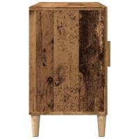 Dressoir 100x36x60 cm bewerkt hout oud houtkleurig - thumbnail