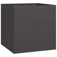 Plantenbak 80x80x80 cm staal zwart - thumbnail