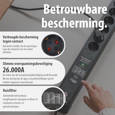 Brennenstuhl 1951160611 Stekkerdoos Zwart 1 stuk(s) Brennenstuhl 1951160611 Stekkerdoos Zwart 1 stuk(s)