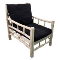 Lounge tuinstoel teak Van der Leeden - Van der leeden - thumbnail