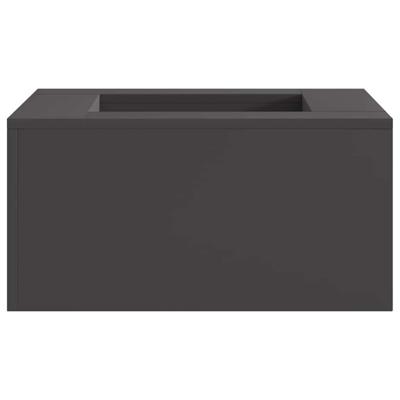 Vuurkorf Zwart 60 x 60 x 30 cm Koudgewalst staal