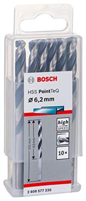 Bosch Accessoires 10X Metaalboor HSS Pointeq 6,2mm - 2608577230