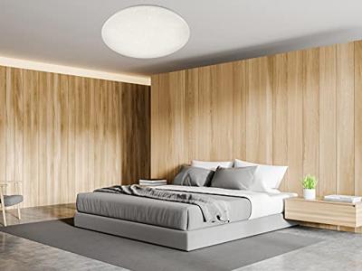 Trio Ronde plafonnièrePotz met sterren effect - R62603000
