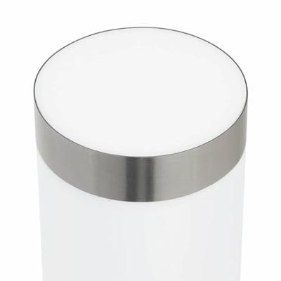 VidaXL Buiten wandlamp 2 pcs zilver 15 x 7,5 x 33 cm