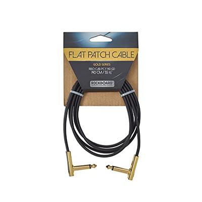 RockBoard Gold Series Flat Patch Cable zwart 1.4 m