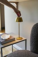 KonstSmide Oplaadbare tafellampEze goud - 7840-801 - thumbnail
