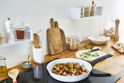 Tefal Ceramic Control Koekenpan 20 cm Wit