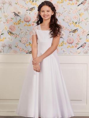 LILLY 08-1105-WH Communie Jurk | Maat: 152