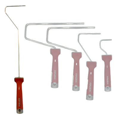 ANZA softgrip beugel lang 6mm - voor 10 / 15 cm rollers