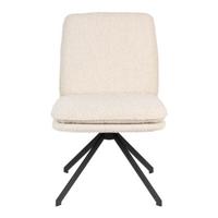 Zuiver Tyler eetkamerstoel bouclé White - thumbnail