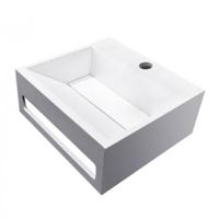 Wiesbaden Julia fontein Solid surface 30 x 28 x 12,5 cm mat wit - thumbnail