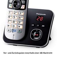 Panasonic Pana KX-TG6824GB AB+3 MBT bk | incl. extra 3x handset/oplaadstation - thumbnail