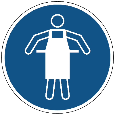 Beschermschort verplicht - Ø 100 mm