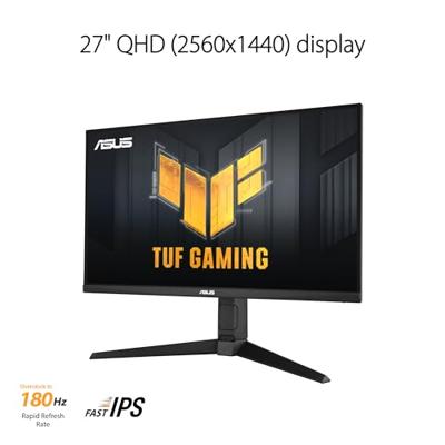 Asus TUF Gaming VG27AQL3A Gaming monitor Energielabel F (A - G) 68.6 cm (27 inch) 2560 x 1440 Pixel 16:9 1 ms DisplayPort, HDMI, Hoofdtelefoon (3.5 mm