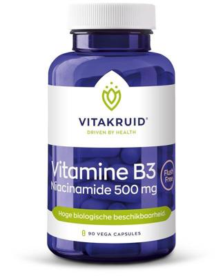 Vitakruid Vitamine B3 Niacinamide 500 mg Flush Free Vitakruid Vitamine B3 Niacinamide 500 mg Flush Free