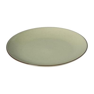 Dinerbord Emma - donkergroen - ø25.5x2.5 cm
