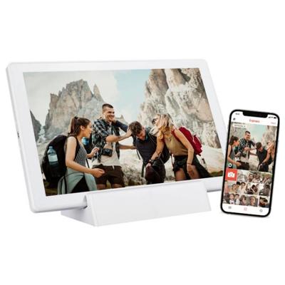 Braun Phototechnik DigiFrame 1011 WiFi mobil Digitale fotolijst 25.7 cm 10.1 inch Energielabel: C (A - G) 1280 x 800 Pixel 16 GB Wit