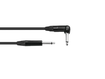 SOMMER CABLE Jack Cable 6.3 mono 1x 90Â° 6m bk Neutrik