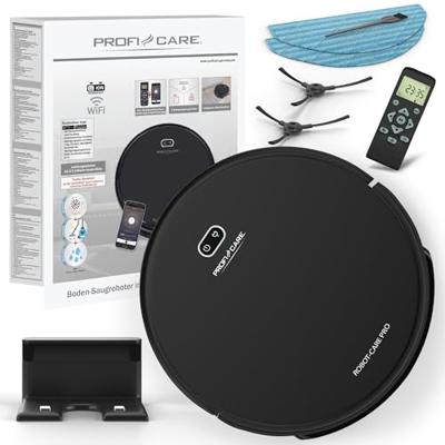 Profi-Care PC-BSR 3108 Dweil- en zuigrobot Zwart Op afstandsbedienbaar Profi-Care PC-BSR 3108 Dweil- en zuigrobot Zwart Op afstandsbedienbaar