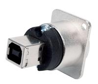 Omkeerbare USB-adapter 2.0 Bus, inbouw NAUSB-W Doorvoer NAUSB-W Neutrik Inhoud: 1 stuk(s) - thumbnail