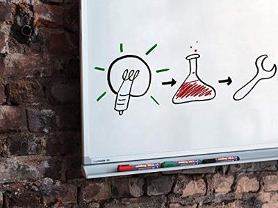 Whiteboardmarker edding 363 schuin 1-5mm rood | 10 stuks