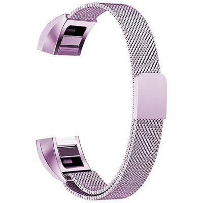 RVS magneet polsband voor FITBIT Alta grootte: klein 130-170mm (licht paars)