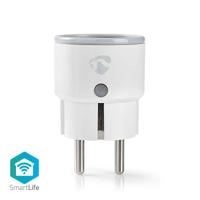 Nedis WIFIP110FWT Wi-fi Smart Plug Stroommeter Schuko Type F 10a - thumbnail