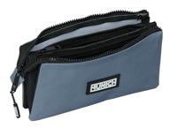 Pennenetui met 3 vakken Munich Basic Grijs 22 x 12 x 3 cm - thumbnail