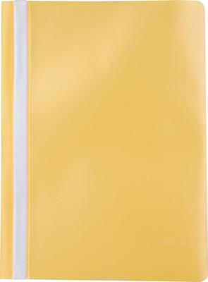 Pergamy snelhechtmap, ft A4, PP, pak van 5 stuks, geel