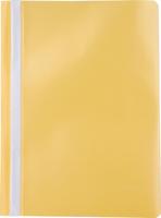 Pergamy snelhechtmap, ft A4, PP, pak van 5 stuks, geel - thumbnail