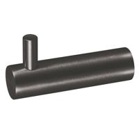 Handdoekhaak Qisani Flow Geborsteld Gun Metal - thumbnail