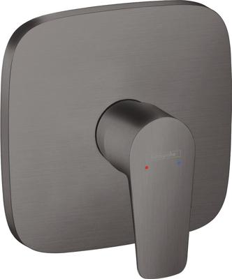 Hansgrohe Talis E ééngreeps douchemengkraan afbouwdeel, Brushed Black Chrome Hansgrohe Talis E ééngreeps douchemengkraan afbouwdeel, Brushed Black Chrome