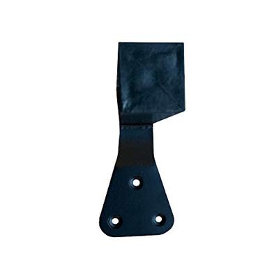 Stalen meubelpoot zwart vierkant 3 bij 3 cm en hoogte 15 cm