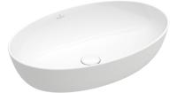 Villeroy & Boch Artis opzetwastafel - ovaal 61x41cm - zonder overloop wit 41986101 - thumbnail