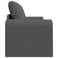 Slaapbank Donkergrijs 148 x 71 x 83 cm Stof - thumbnail