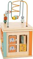 Small Foot - houten activiteitenkubus en motoriekspiraal safari - thumbnail