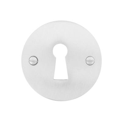 De Oude Deurklink Sleutelrozet rond mat geborsteld nikkel