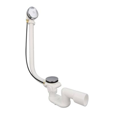 Badafvoer-overloopcombinatie Xenz Inox (RVS Look)