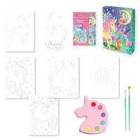 Dam Magical unicorns water aquarellen - thumbnail