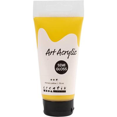 Creativ Company Pigment art acrylverf geel, 75ml