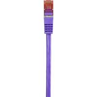 Renkforce RF-4724918 RJ45 Netwerkkabel, patchkabel CAT 6 S/FTP 1.00 m Violet Snagless, Vergulde steekcontacten, Vlambestendig 1 stuk(s) - thumbnail