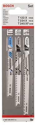 Bosch Accessoires 3-delige decoupeerzaagbladenset t 123 x; t 234 x; t 345 xf 1st - 2607010515 Bosch Accessoires 3-delige decoupeerzaagbladenset t 123 x; t 234 x; t 345 xf 1st - 2607010515