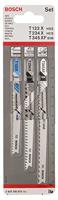 Bosch Accessoires 3-delige decoupeerzaagbladenset t 123 x; t 234 x; t 345 xf 1st - 2607010515 - thumbnail