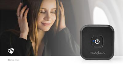 Bluetooth®-Zender | Input: 2x 3,5 mm Male | SBC | Maximaal 1 Apparaat | 5 uur | Automatische uitschakelfunctie | Zwart Bluetooth®-Zender | Input: 2x 3,5 mm Male | SBC | Maximaal 1 Apparaat | 5 uur | Automatische uitschakelfunctie | Zwart