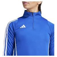 adidas Tiro 24 Trainingstrui 1/4-Zip Dames Blauw Wit - thumbnail