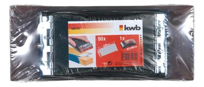 kwb 485170 Professionele handslijperset, met 50 schuurstroken 93 x 230 mm 1 stuk(s) kwb 485170 Professionele handslijperset, met 50 schuurstroken 93 x 230 mm 1 stuk(s)