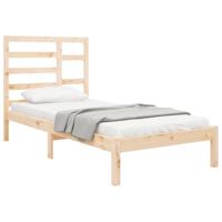 Bedframe massief hout 75x190 cm - thumbnail
